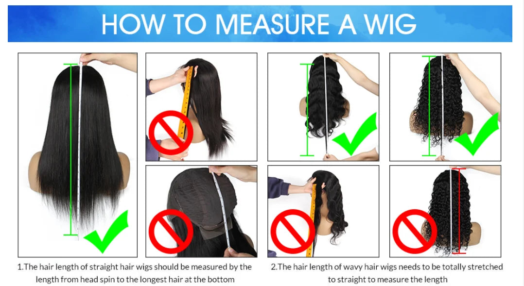 U & V Part Body Wave Human Hair Wigs