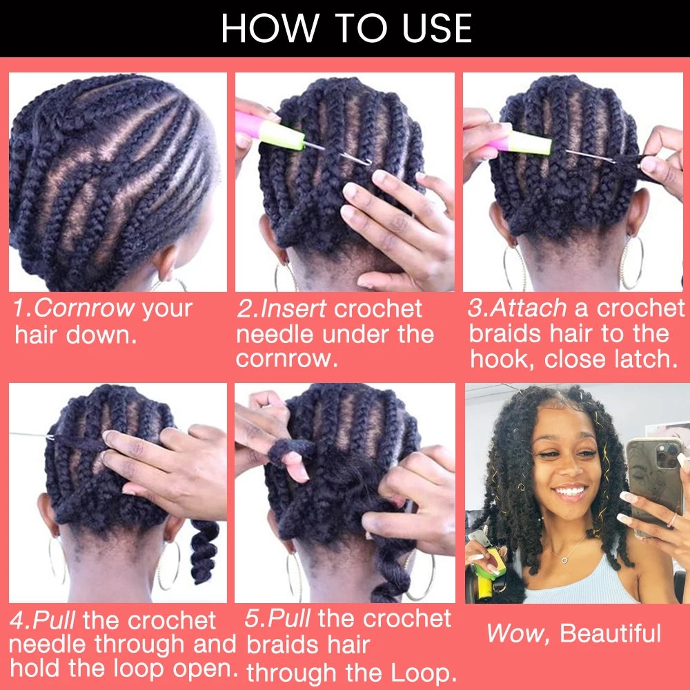 Butterfly Locs Synthetic Crochet Hair - Various Colors Available