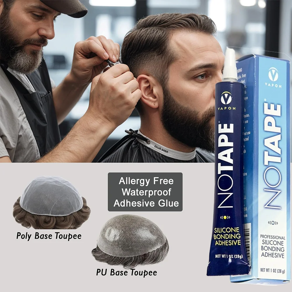 0.5/1oz Silicone Bonding Adhesive Waterproof Glue & Removal For Toupee & Lace Wigs