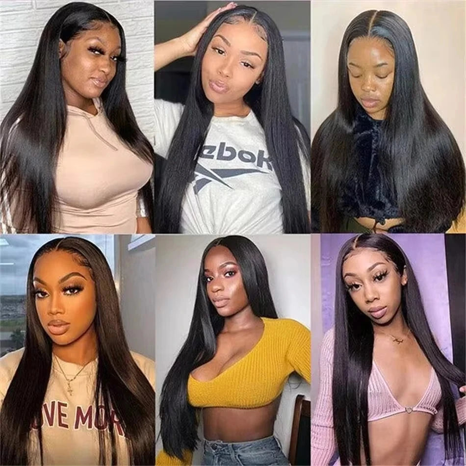 Straight U & V part Human Hair Wigs