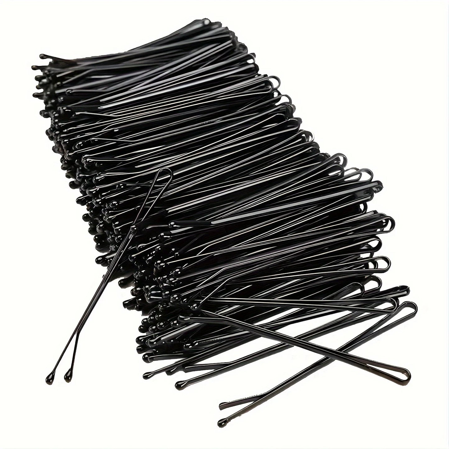 50/100pcs Classic Black 2.17inch Alloy Bobby Pins