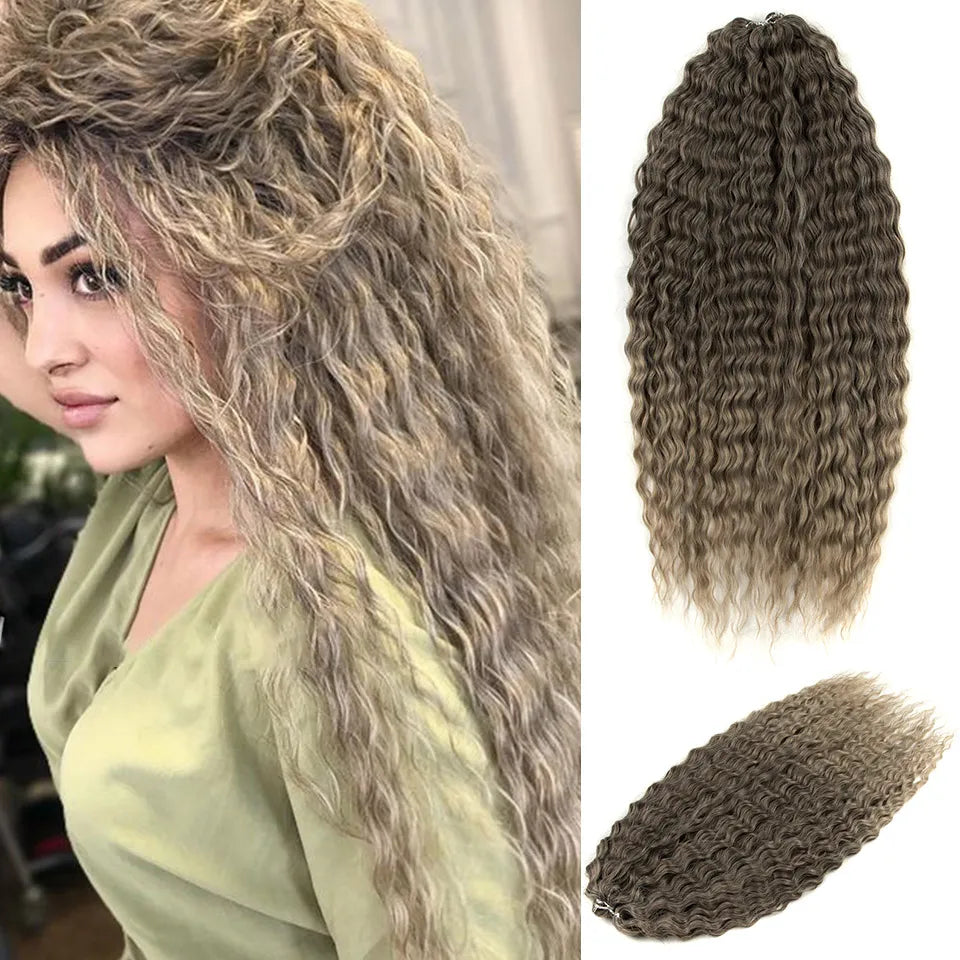 Water Wave Synthetic Crochet Hair 24 Inch - Various Colors Available