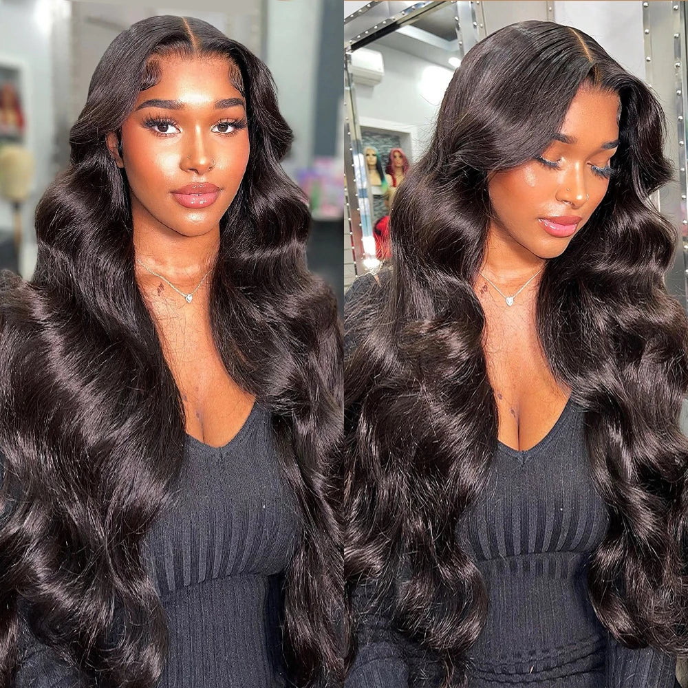 Brazilian Body Wave - Glueless HD Preplucked Lace Frontal Ready to Wear Human Hair Wig