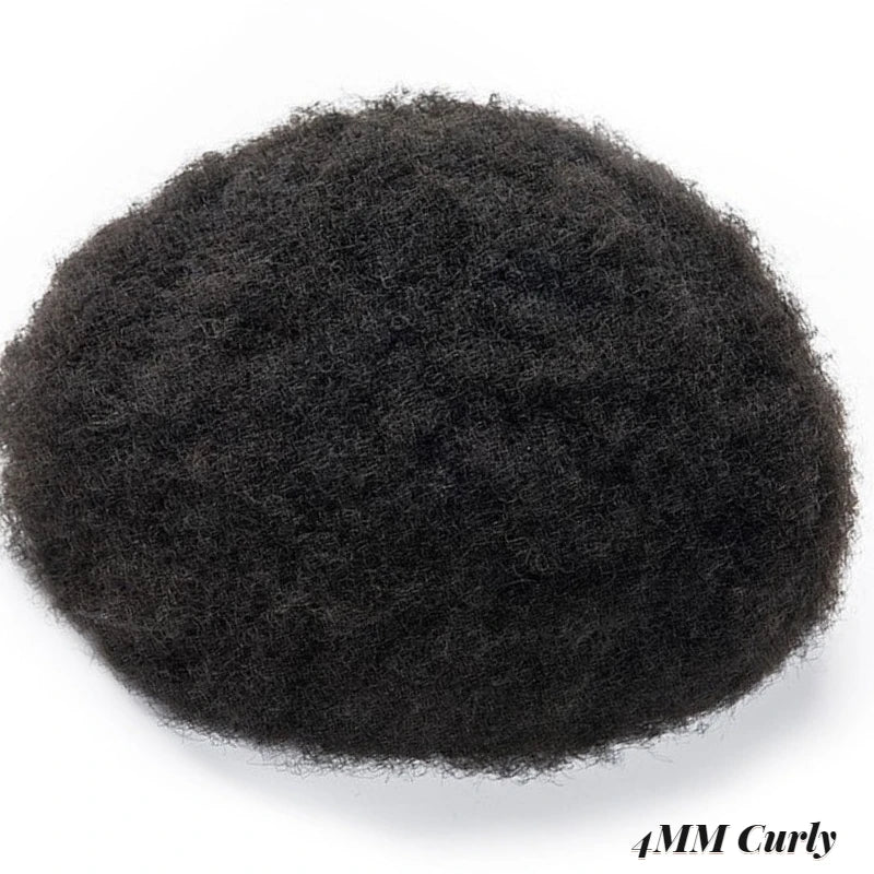 Kuin Kinky Curly - Injection PU Prosthesis Hair System - Various Options Available