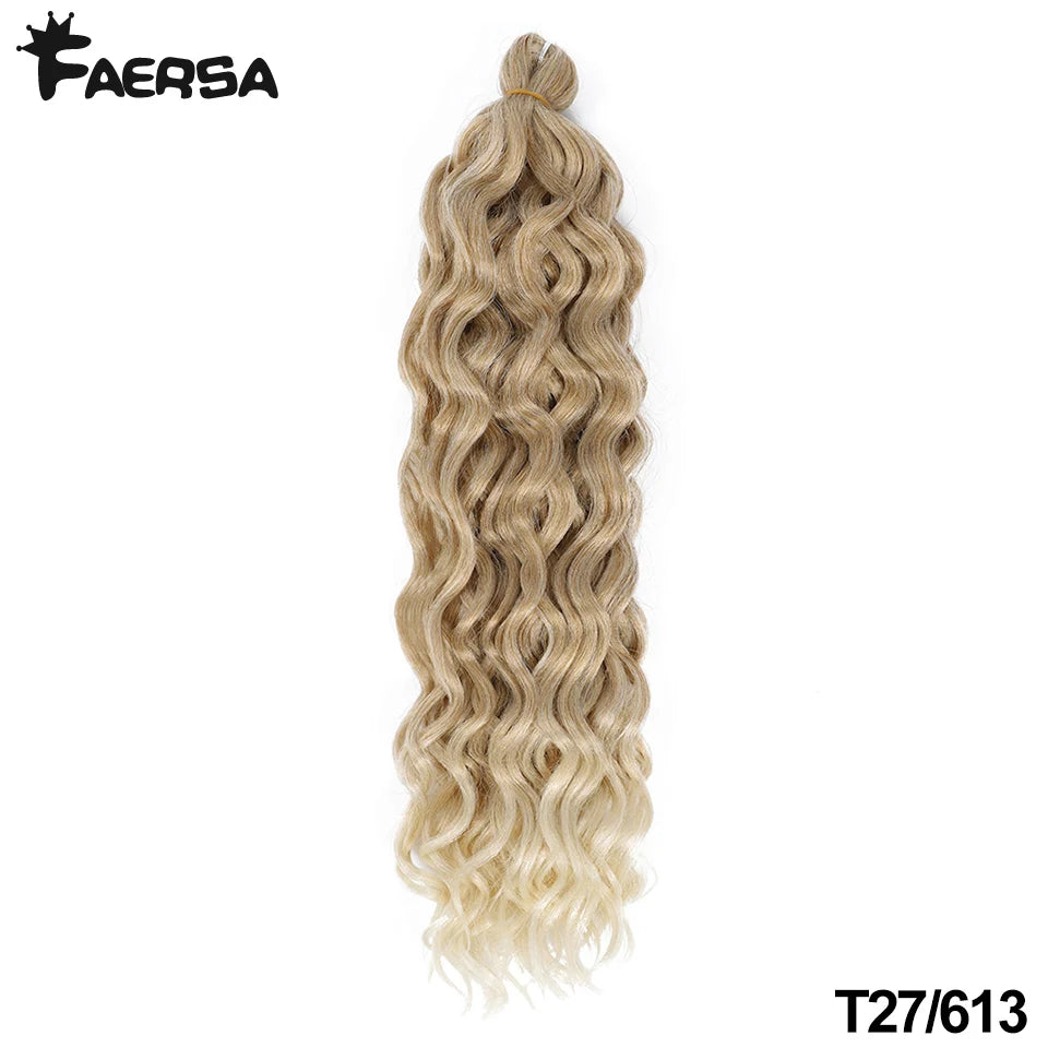 Deep Wavy Twist Synthetic Crochet Hair