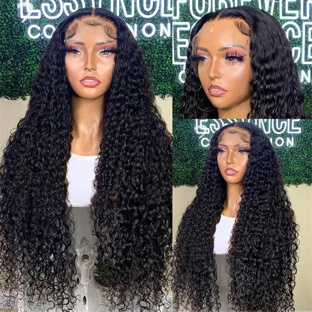 Deep Wave - Glueless HD Lace Frontal Human Hair Wig