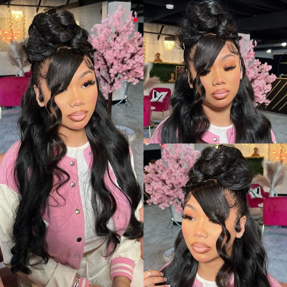 Body Wave - Transparent HD Full 360 Pre Plucked Lace Front Human Hair Wig