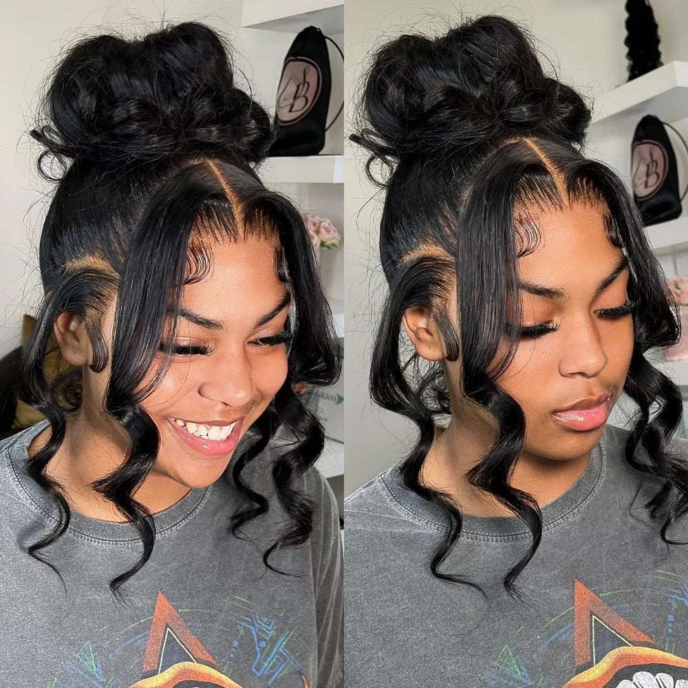 Body Wave - Transparent HD Full 360 Pre Plucked Lace Front Human Hair Wig