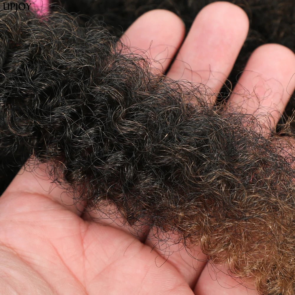 Afro Kinky Curly Marley Synthetic 12inch Hair - Various Colors Available