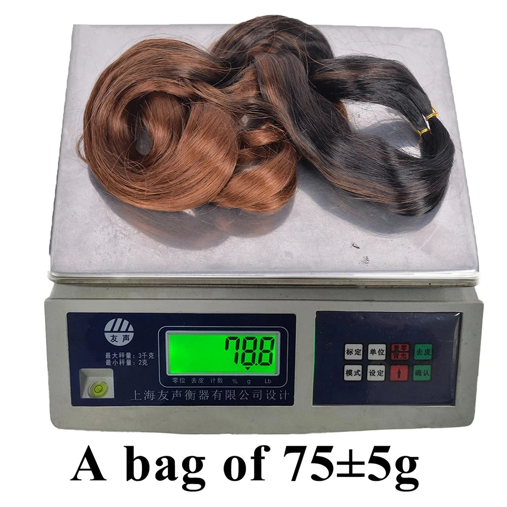 Loose French Spiral Curl Synthetic Pre-Stretched Braiding Hair