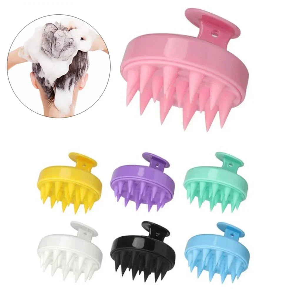 1pc Silicone Shampoo Brush Head Scalp Massage