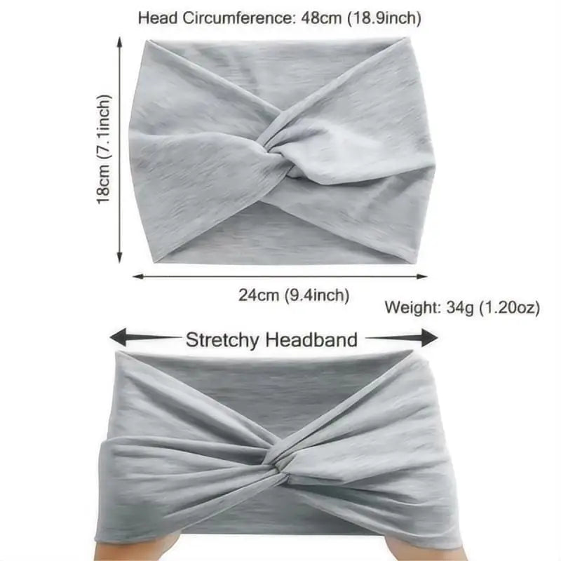 Wide Elastic Headbands