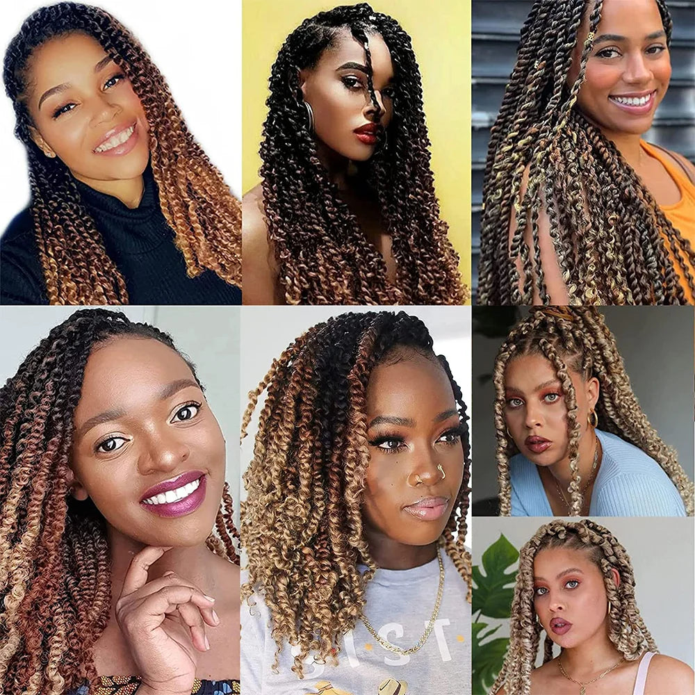 Afro Kinky Marley Twist Braiding /Crochet Synthetic Hair - Various Colors Available