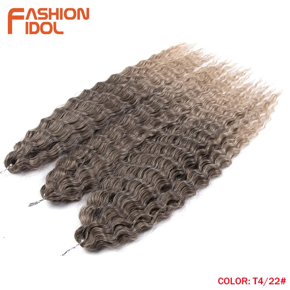 Water Wave Synthetic Crochet Hair - Various Colors Available