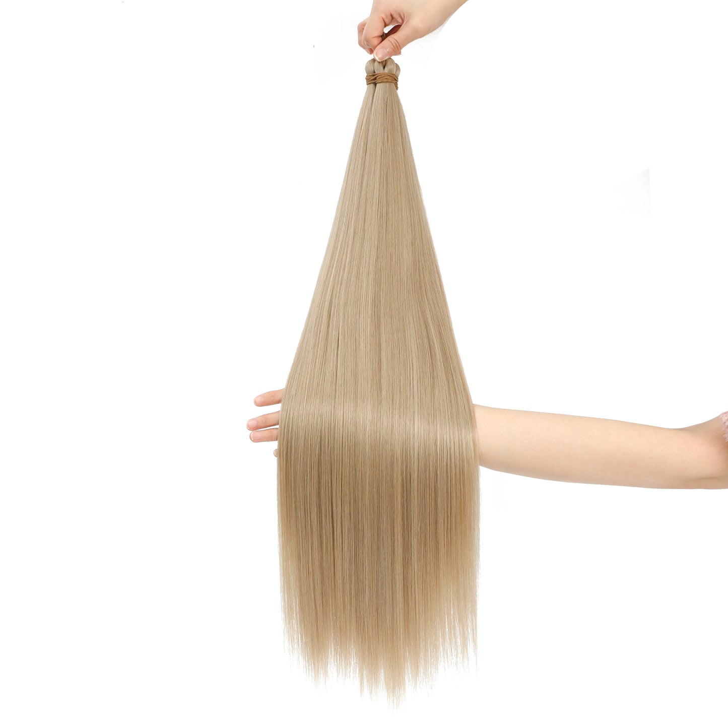 Straight Bundles Synthetic Crochet Hair Synthetic