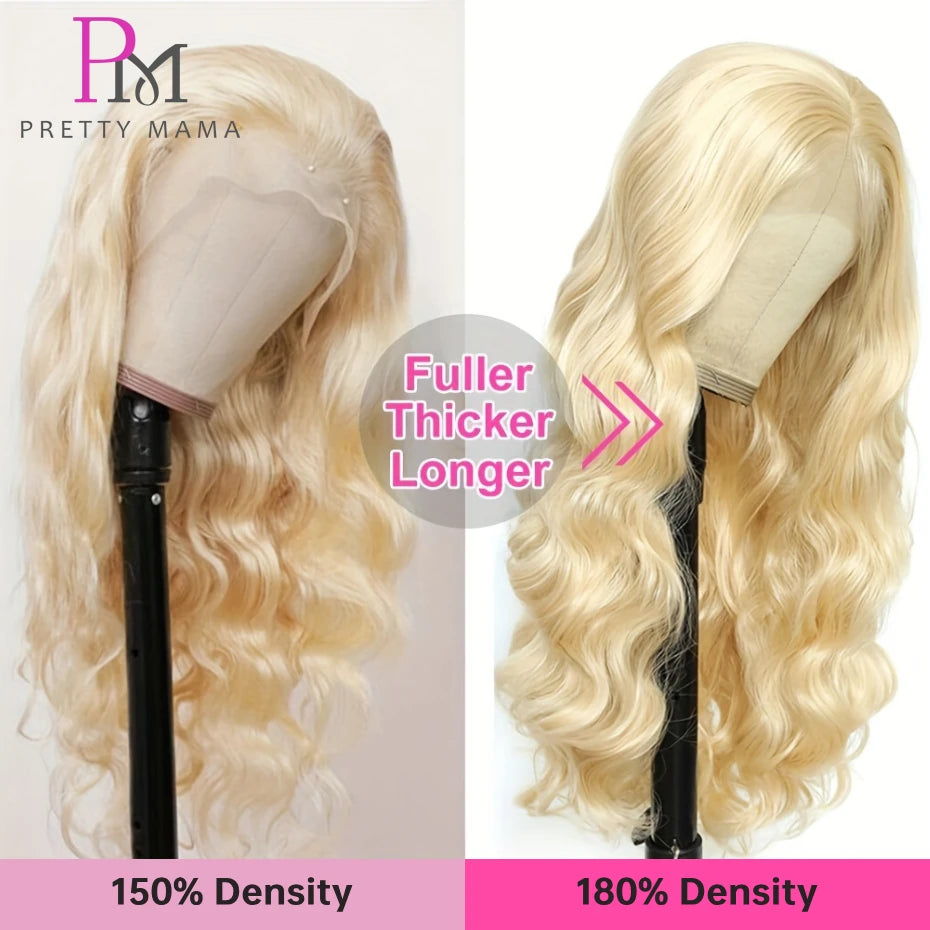 Cyan Blue Lace Body Wave - Human Hair Pre Plucked Lace Front Wig