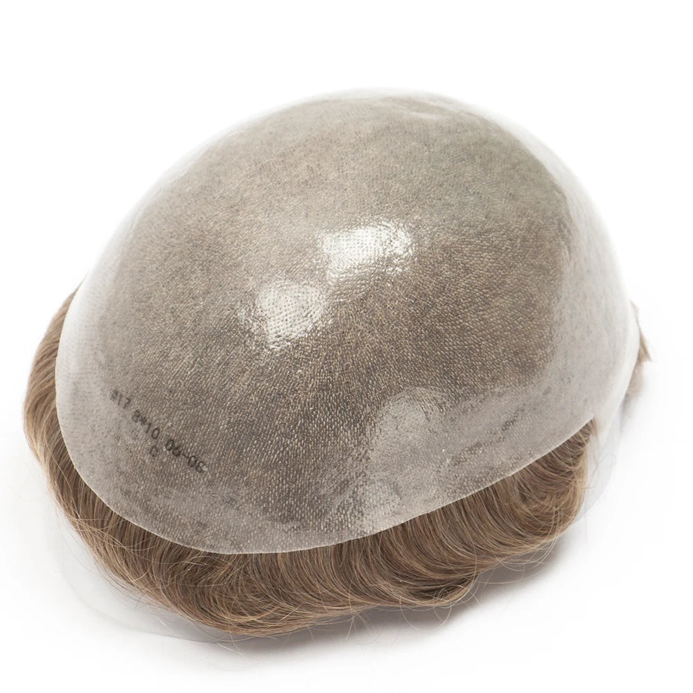 Natural Hairline Toupee Human Hair Double Knots Hair System - Various Options Available