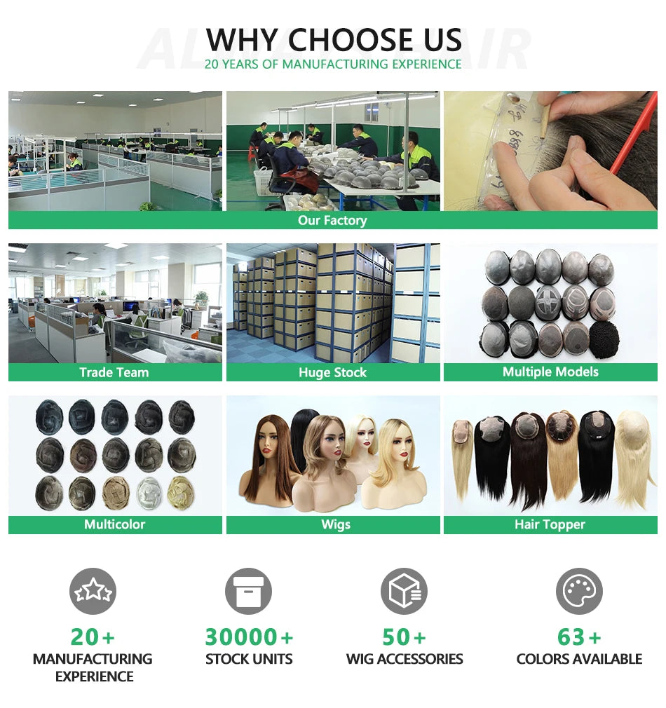0.12-0.14mm PU Toupee Human Hair Men's Capillary Prothesis 130% Density - Various Colors Available
