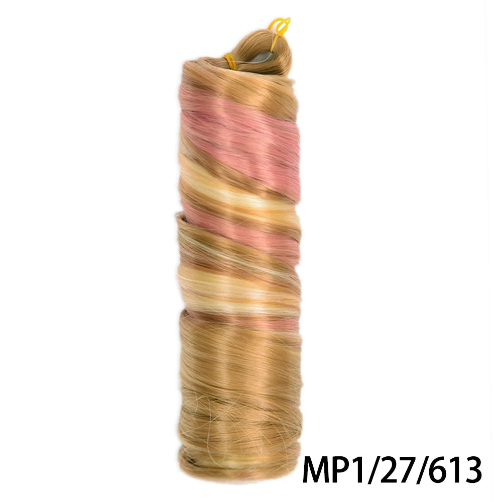 Loose French Spiral Curl Synthetic Pre-Stretched Braiding Hair