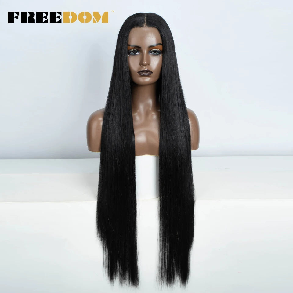 Straight Synthetic Lace Front Wigs - Various Colors Available