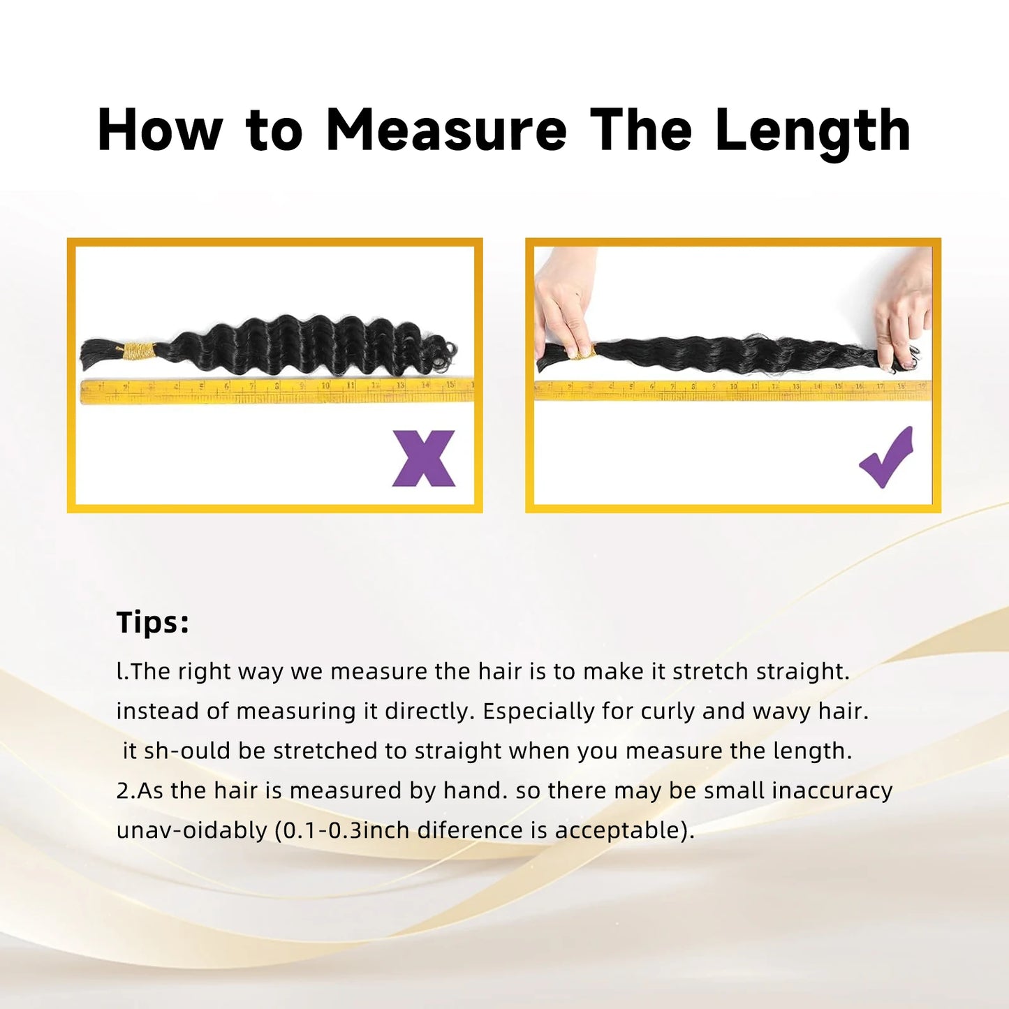 613 Deep Wavy - Human Braiding Hair, No Weft (Used For Boho Braids)