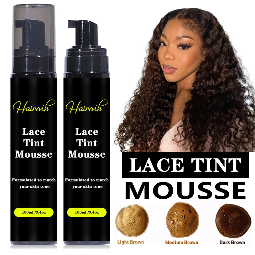 Wig Installation Kit Set includes : Melting Spray, Lace Tint Mousse, Wig Glue Waterproof  & Glue Remover