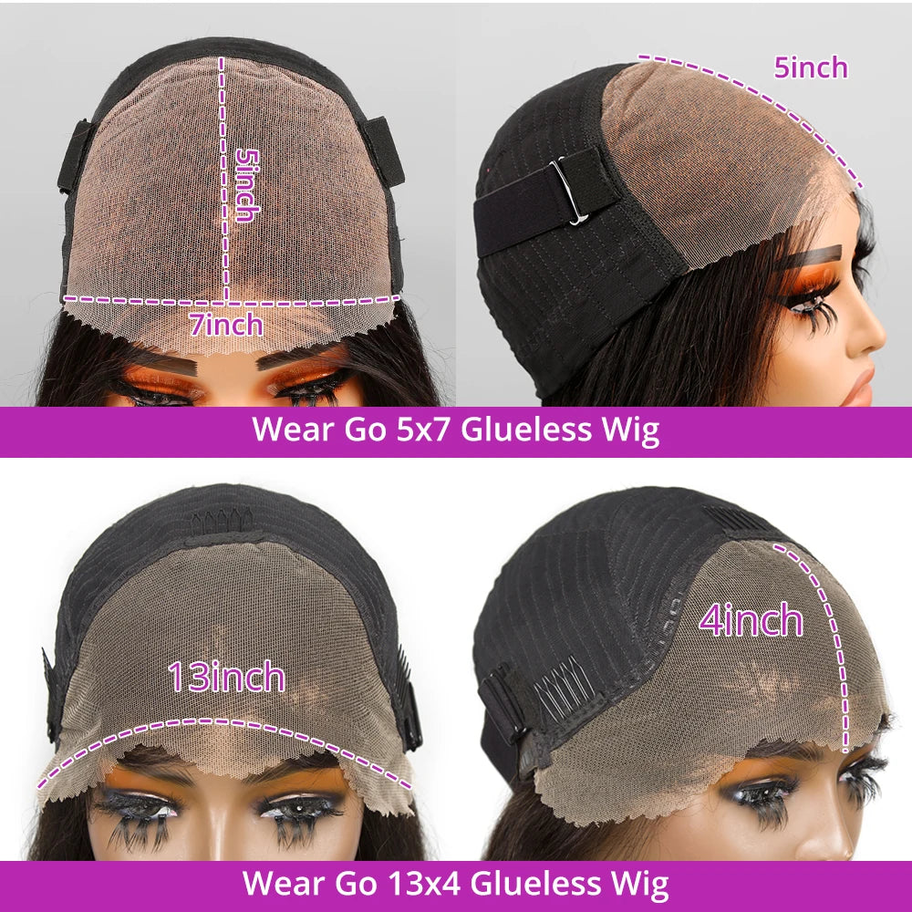 Brazilian Straight Burgundy Short Bob - Glueless Ready to Wear Wig