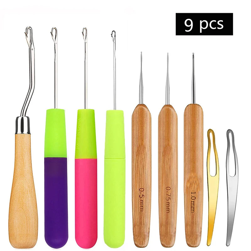 Plastic Crochet Hook Tool for Hair - Other Options Available