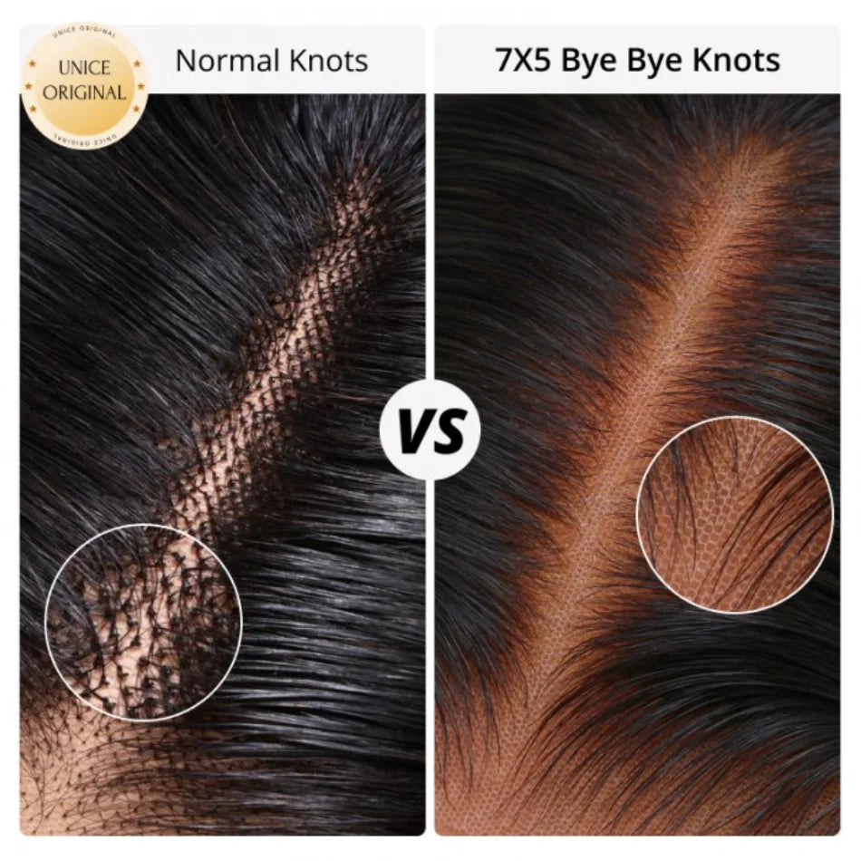 Balayage Body Wave - Bye Bye Knots Pre Cut Pre Bleached Lace Glueless Human Hair Wig