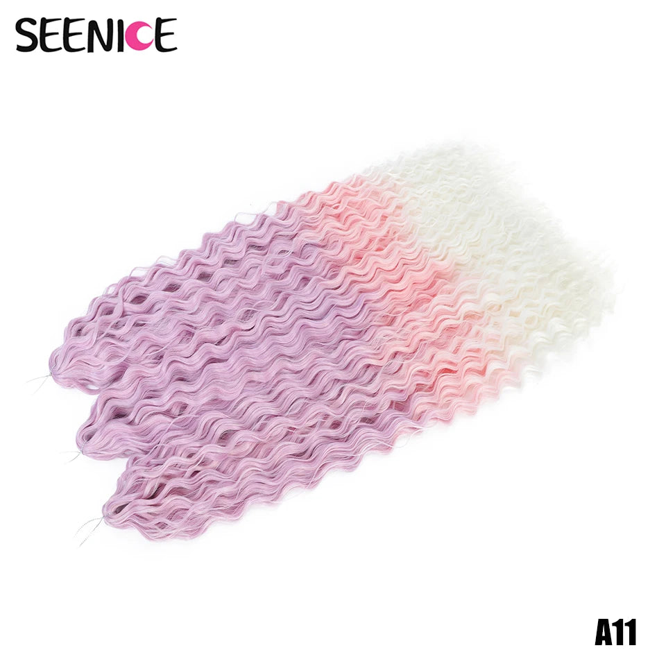 Synthetic Water Wave Twist Crochet Hair - Various Colors Available