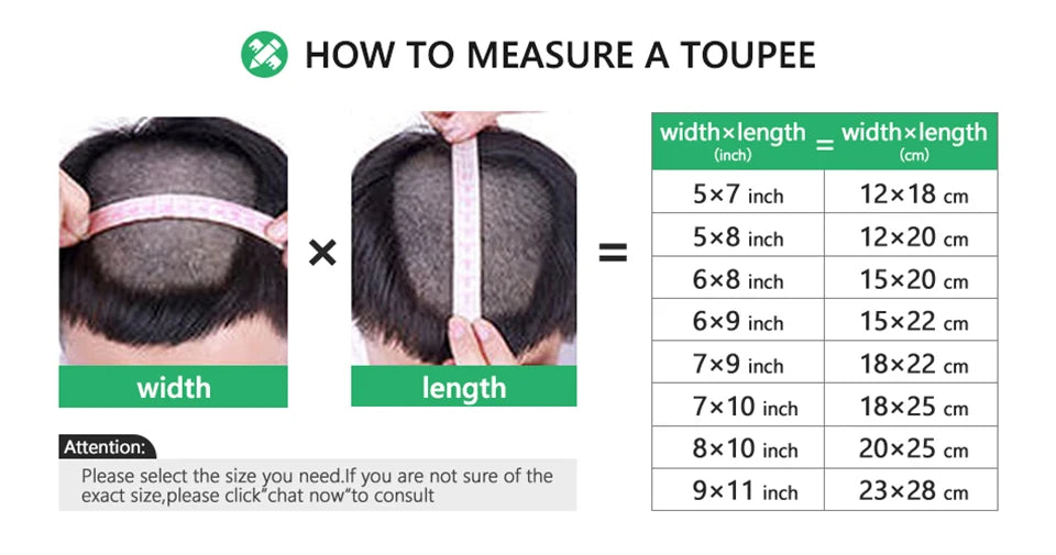0.12-0.14mm PU Toupee Human Hair Men's Capillary Prothesis 130% Density - Various Colors Available
