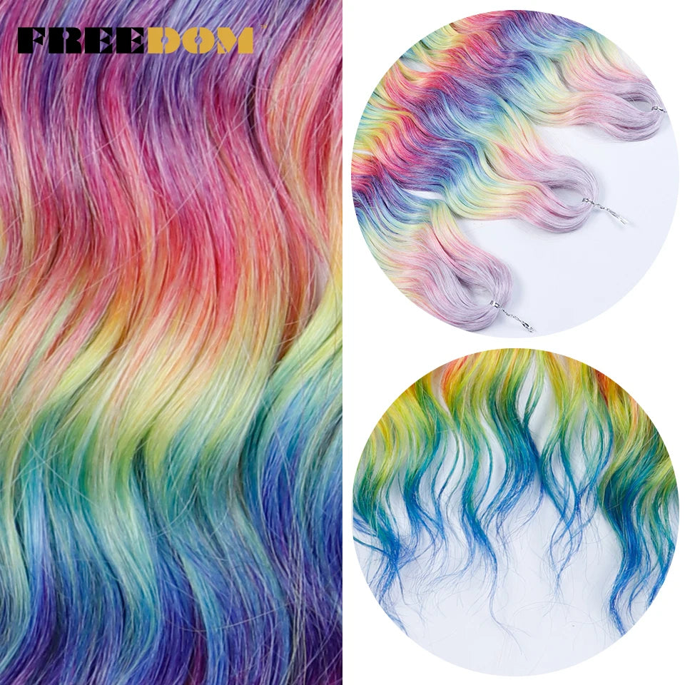 Deep Water Wave Synthetic 24inch Long Crochet Hair
