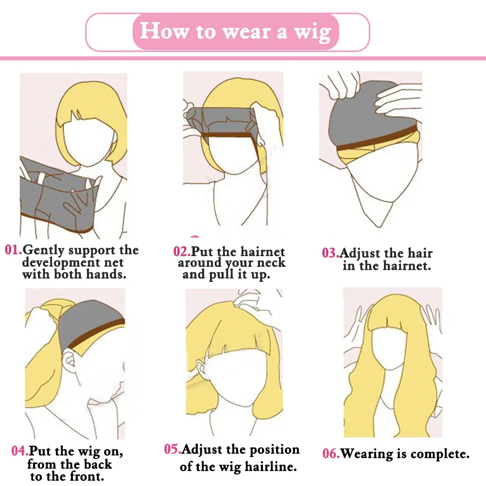 Synthetic Deep Water Wave  Headband Wig - Various Colors Available