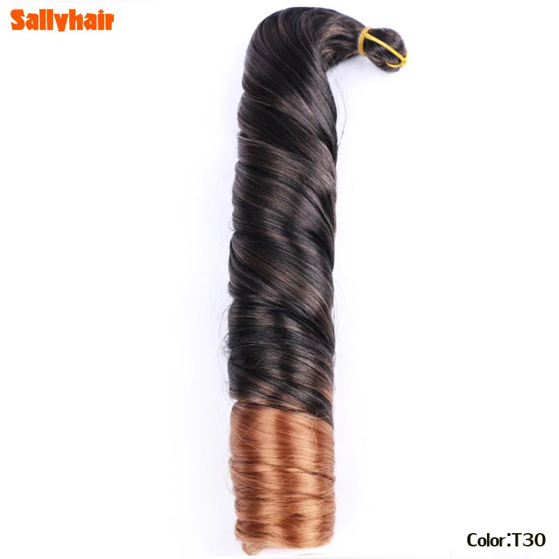 Synthetic French Spiral Curly Pre-Stretched Braiding Hair