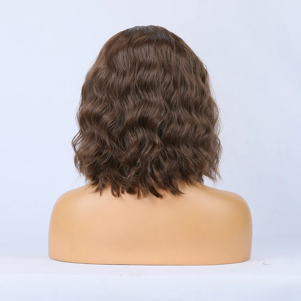 Body Wave Short Bob Lace Front Synthetic Wigs - Various Colors Available