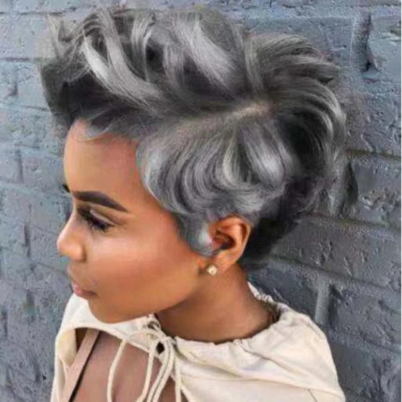 Synthetic Short Cut Curly Wig - Various Colors Available