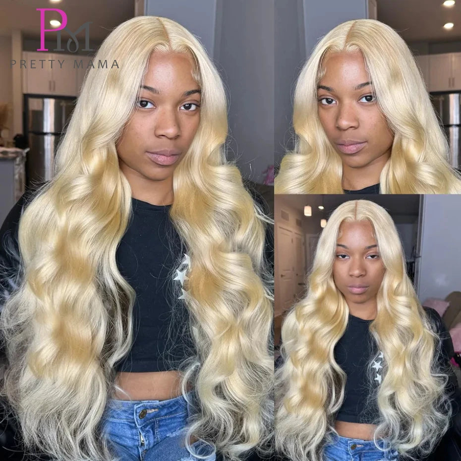 Cyan Blue Lace Body Wave - Human Hair Pre Plucked Lace Front Wig