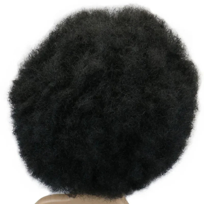 Synthetic 200g Super Big Short Curly Party Afro Wigs - Various Colors Available