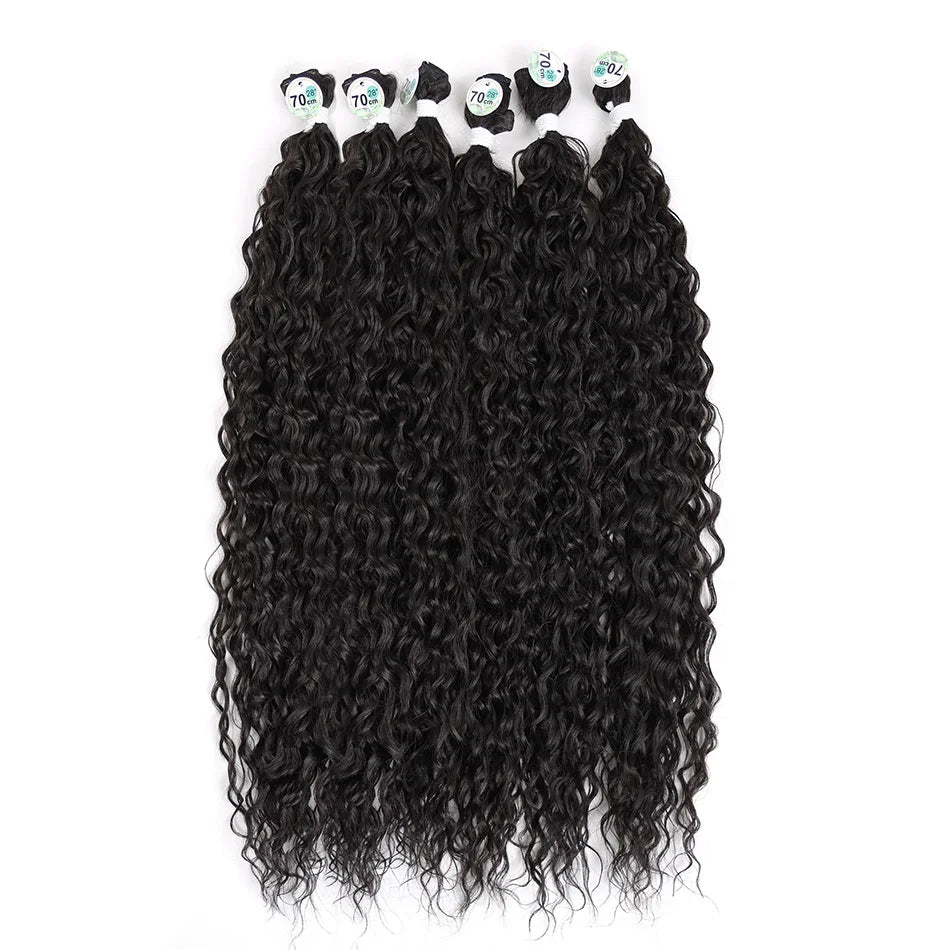 Kinky Curly Bundles Synthetic Hair - Various Colors Available