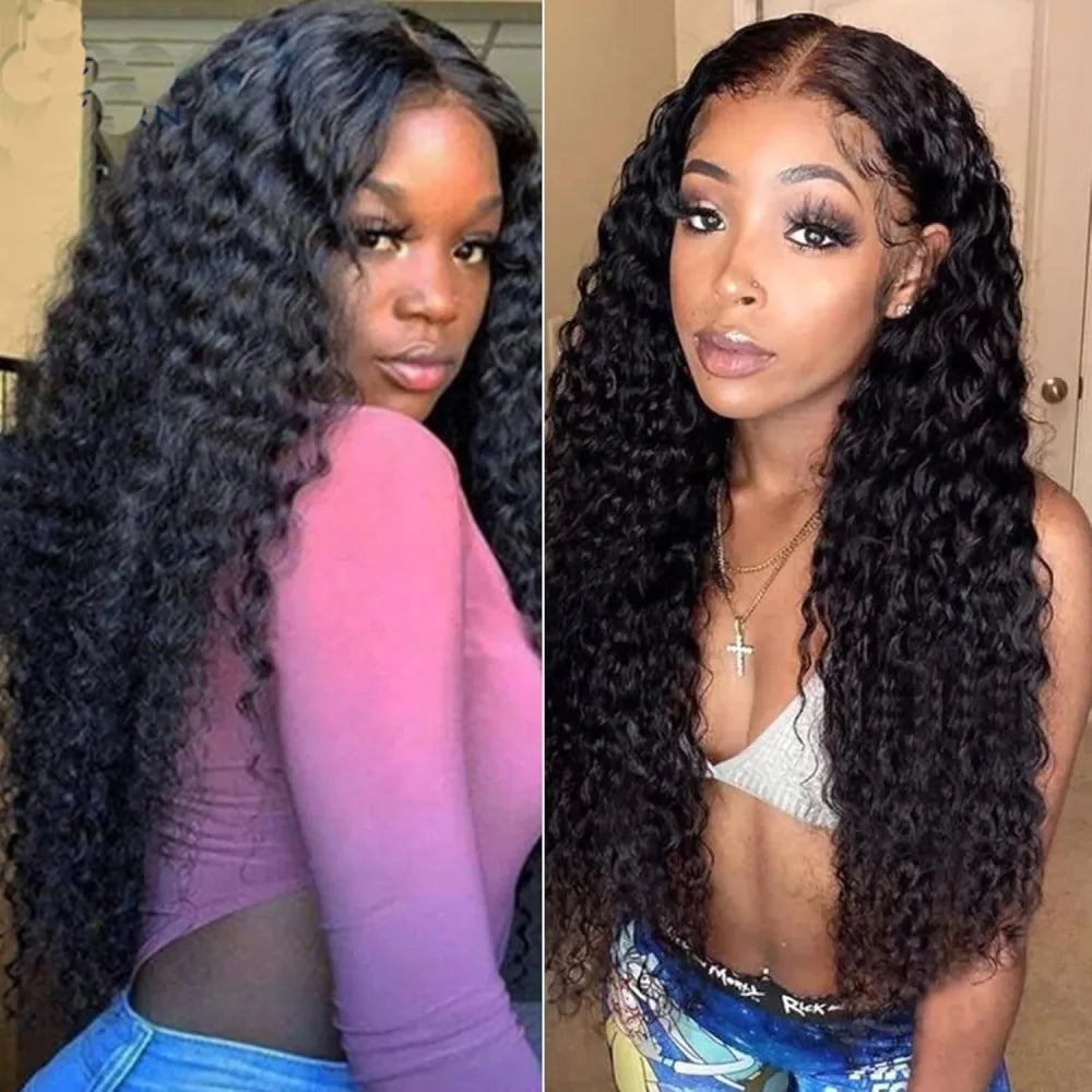 Brazilian Curly Deep Wave Invisible Human Hair Tape Ins