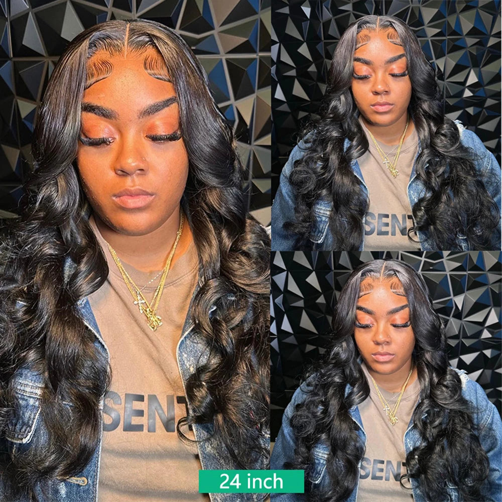 Body Wave Transparent Lace Closure With Baby Hair - Human Hair - Various sizes