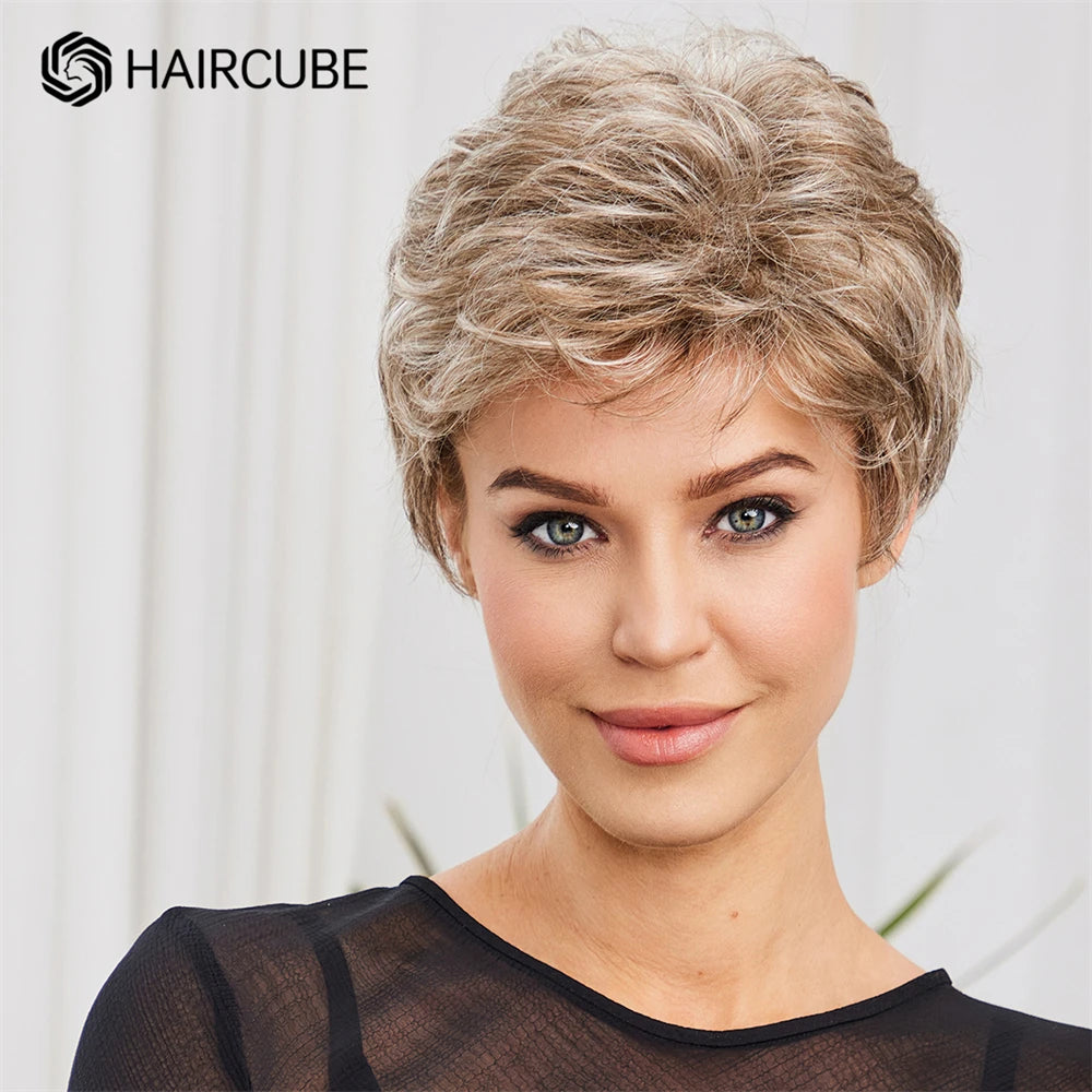Short Pixie Cut Wigs - Kanekalon Synthetic Hair