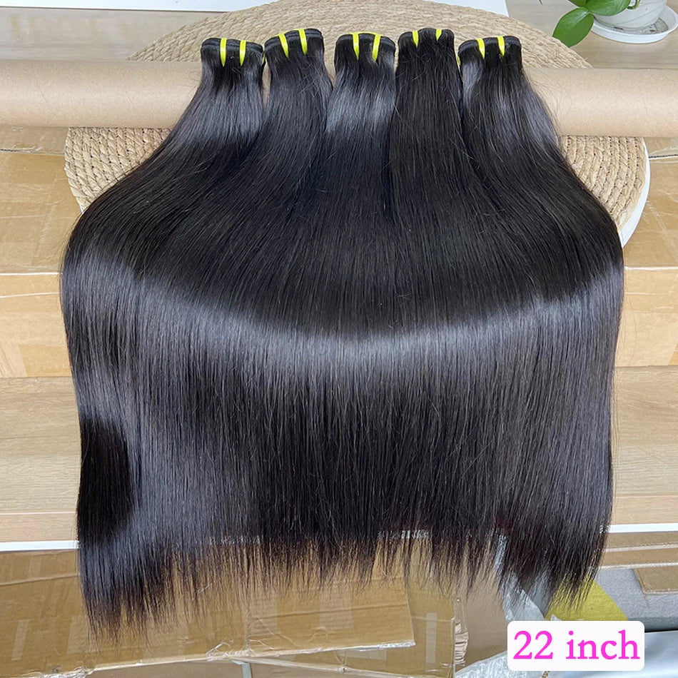 Bone Straight 100% Unprocessed Raw Virgin Human Hair Bundles