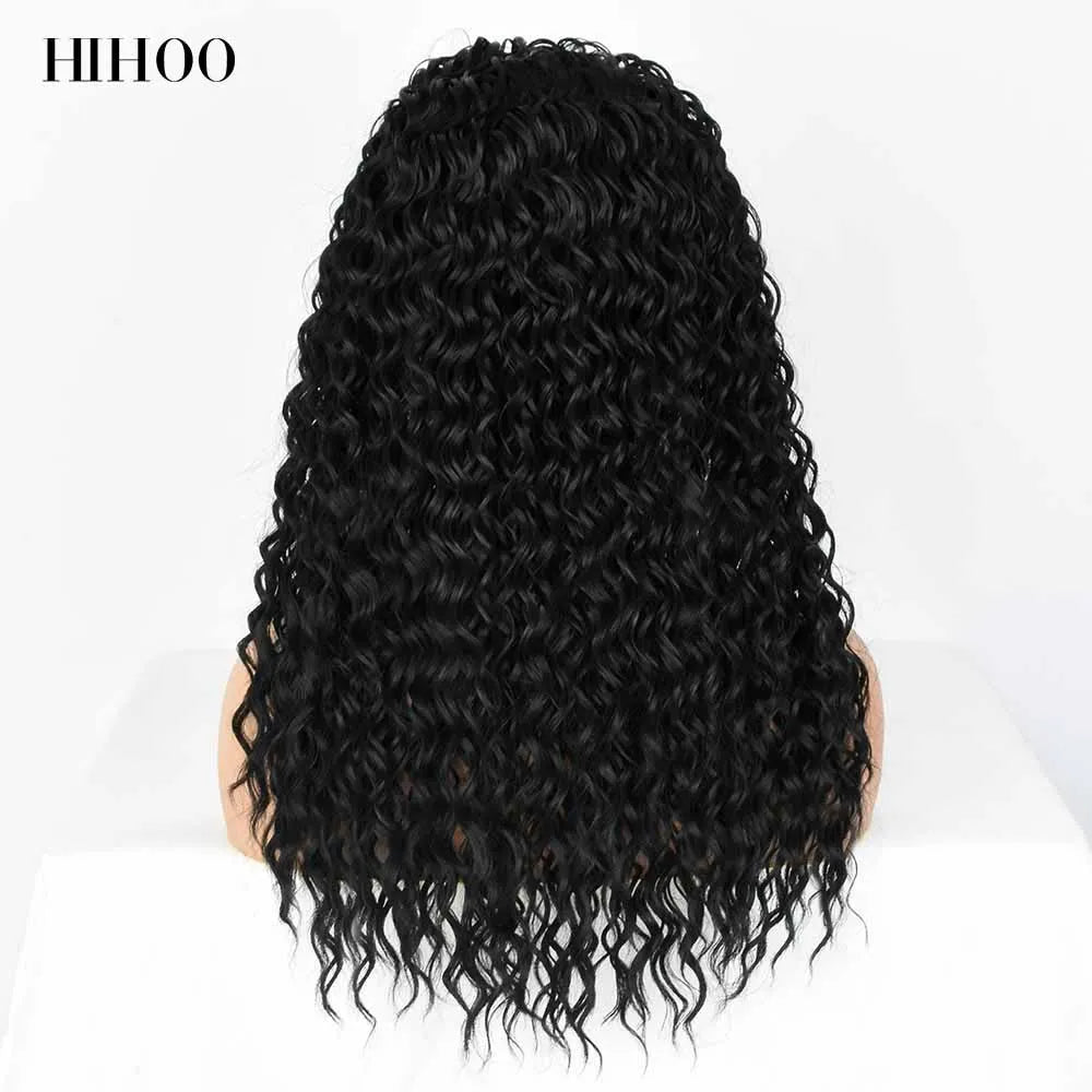 Synthetic Deep Water Wave  Headband Wig - Various Colors Available