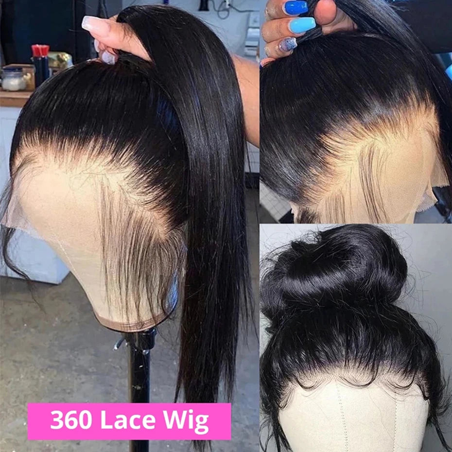 Brazilian Remy Straight - Glueless Human Hair Ready to Wear Wig