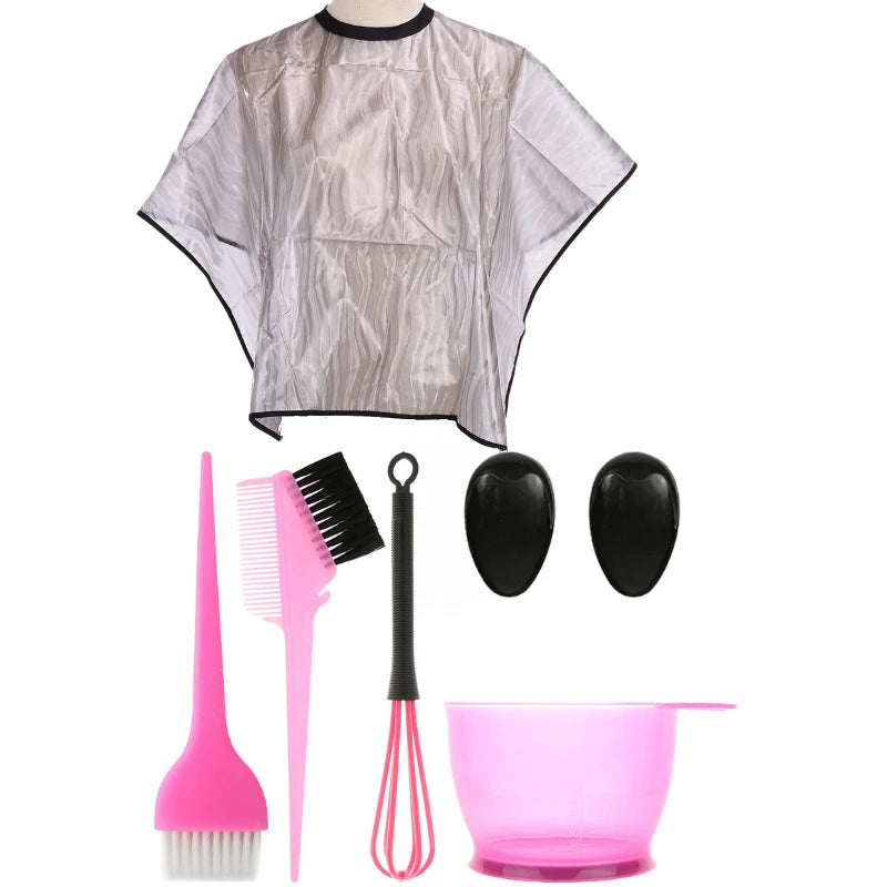WANMEI Professional Hair Coloring Dye Tools Hairdressing Styling Accessories Hair Color Dye Mixer Dye Brush Bowl and Wai cloth
