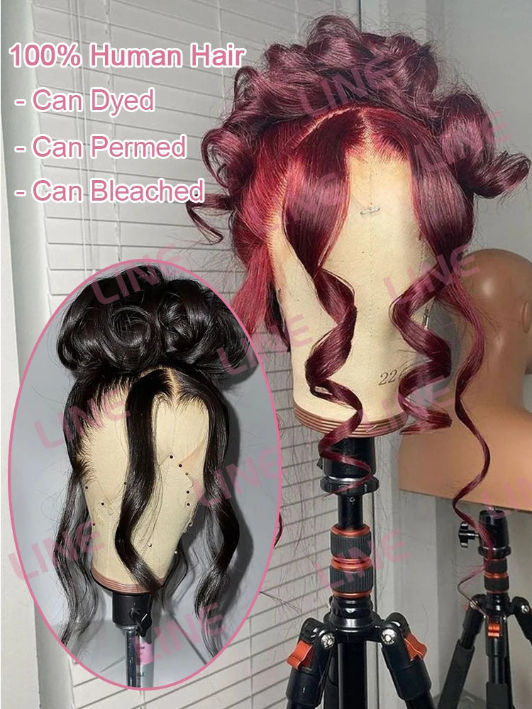 Body Wave - Transparent HD Full 360 Pre Plucked Lace Front Human Hair Wig