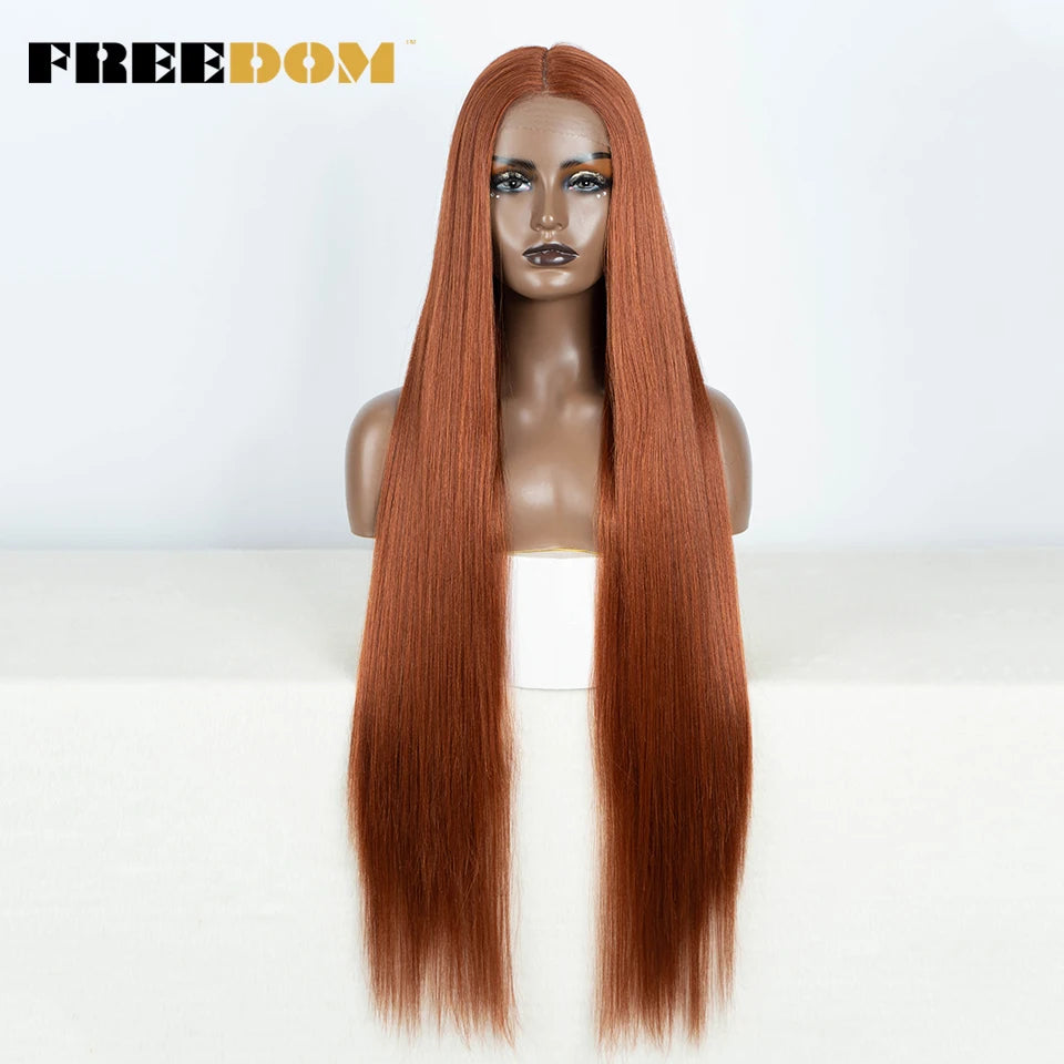 Straight Synthetic Lace Front Wigs - Various Colors Available