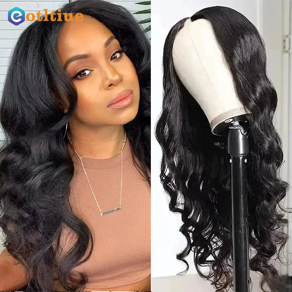 Body Wave U & V Part Human Hair Wig