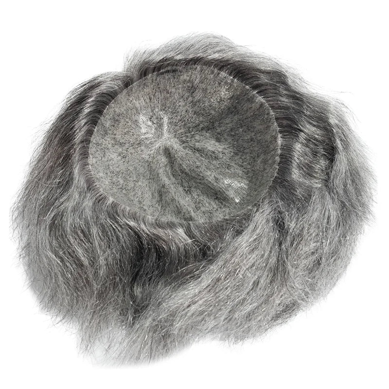 Straight Human Hair Replacement (Toupee) Injection Skin, Hair Capillary Prosthesis
